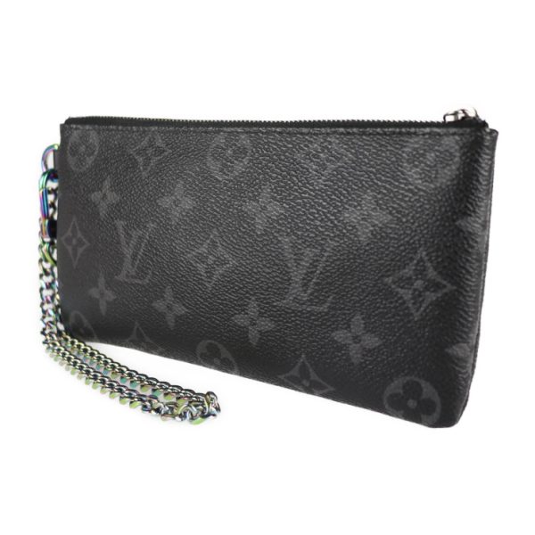 2227013007228 2 Louis Vuitton Fragment Hiroshi Fujiwara Collaboration Monogram Eclipse Pouch Black