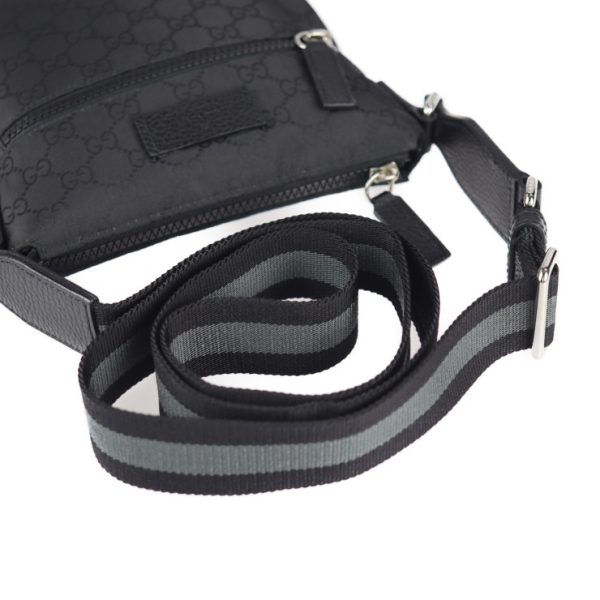 2227033001139 6 GUCCI Shoulder Bag GG Nylon Black