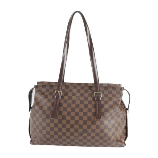 2227061001083 3 Louis Vuitton Shoulder Bag Damier Canvas Brown