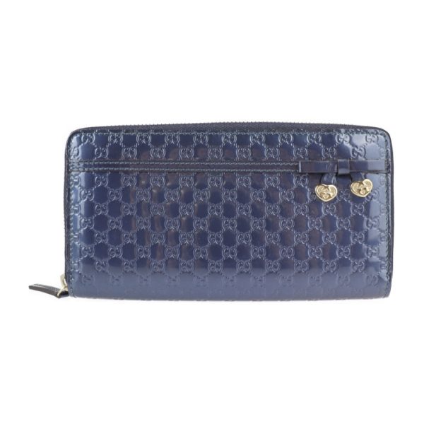 2227103007247 1 Gucci Shiny Micro Guccisima Wallet Enamel Navy