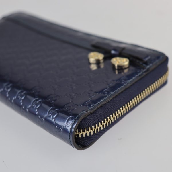 2227103007247 5 Gucci Shiny Micro Guccisima Wallet Enamel Navy