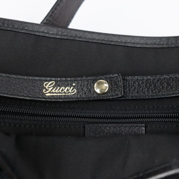 2228103001254 6 GUCCI Abbey Line Shoulder Bag GG Canvas Black