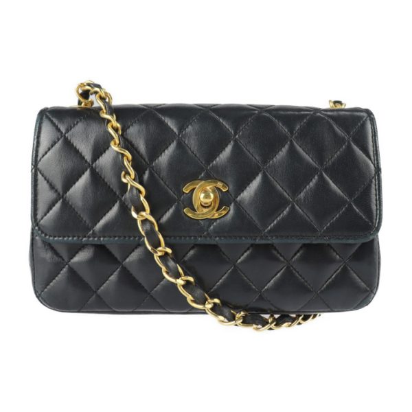 2229091001057 1 Chanel Mini Matelasse Shoulder Bag Black Chain