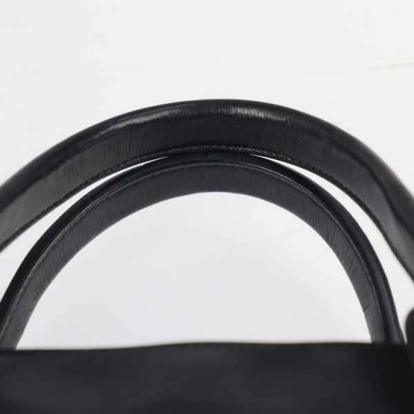 2229093010182 6 Balenciaga Cabas S Nylon Leather Tote Bag Black