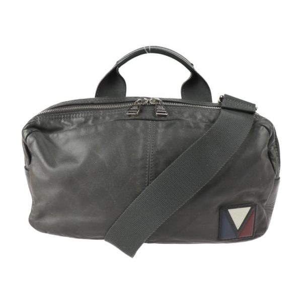 2229123007258 1 Louis Vuitton V Line Shoulder Bag Asphalt Gray