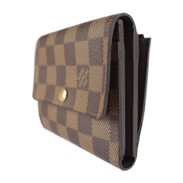 2230093001205 2 Louis Vuitton Portefeuil Tri fold Wallet Brown