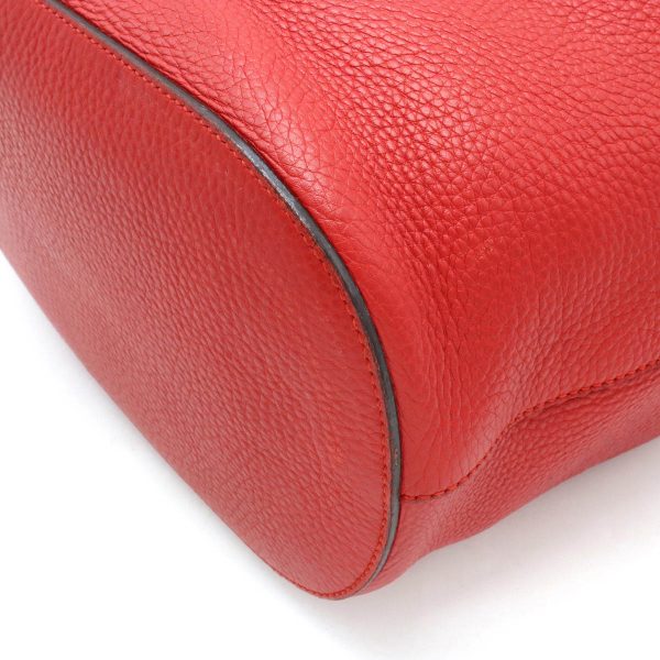 22300960 3 Gucci Bamboo Shoulder Bag Leather Red