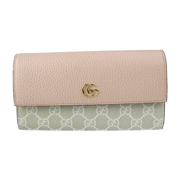 2230113002251 1 Gucci GG Marmont Wallet Beige White Light Pink