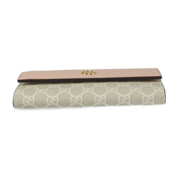 2230113002251 4 Gucci GG Marmont Wallet Beige White Light Pink