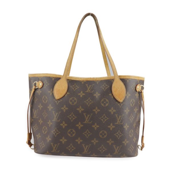 2231013007320 1 Louis Vuitton Neverfull Pm Monogram Canvas Tote Brown