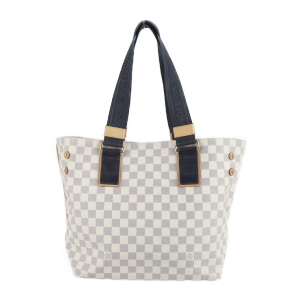 2231013007321 3 Louis Vuitton Plan Soleil Damier Azur Canvas Tote Azure