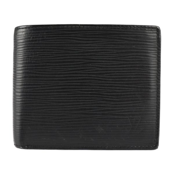 2231071002003 1 Louis Vuitton Bifold Wallet Epi Leather Black