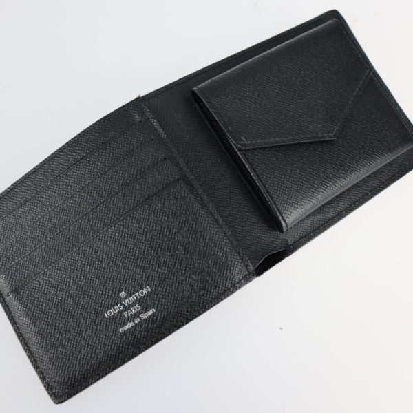 2231071002003 6 Louis Vuitton Bifold Wallet Epi Leather Black