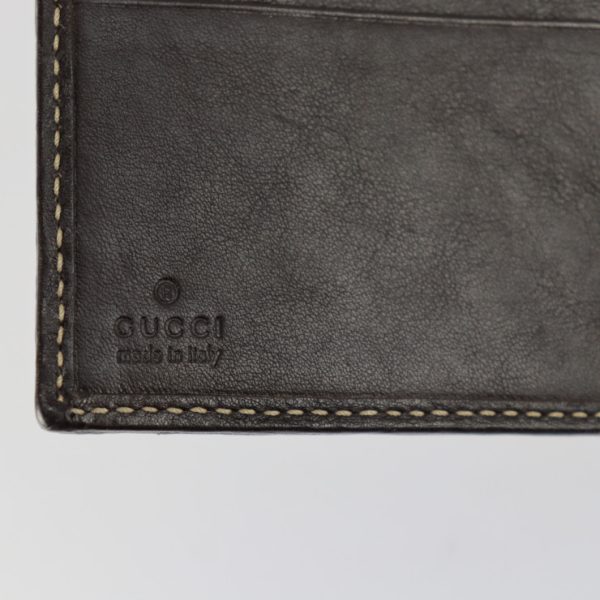 2231103007259 8 Gucci Bifold Wallet GG Canvas Leather Red Brown