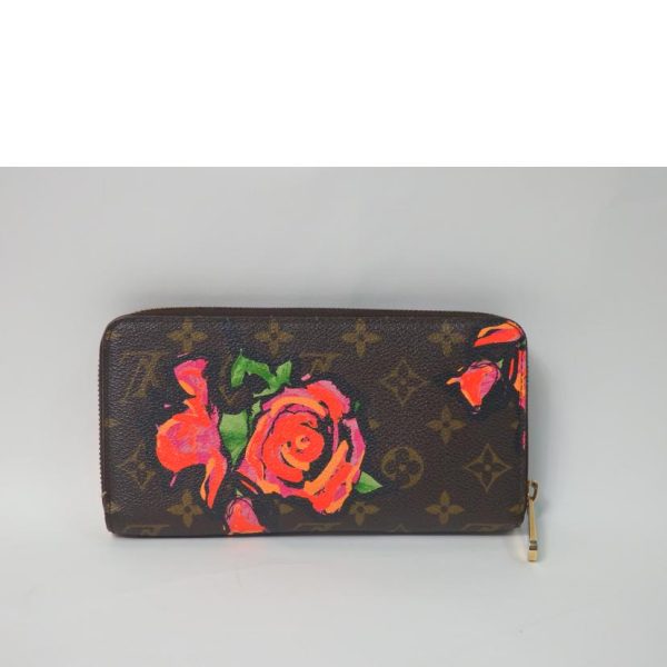 22312 2 Louis Vuitton Zippy Wallet Bag Monogram Rose