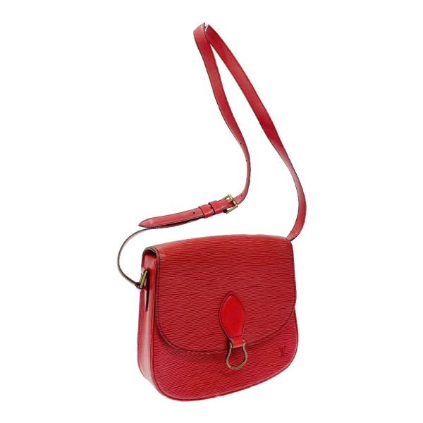 223198 2 LOUIS VUITTON Epi Leather Sun Crew Shoulder Bag Castilian Red