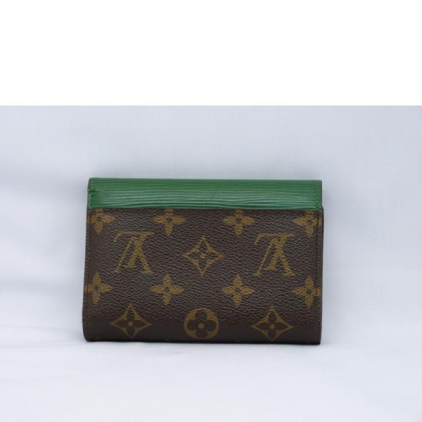 22326 2 Louis Vuitton Portefeuil Marly Compact Wallet Brown