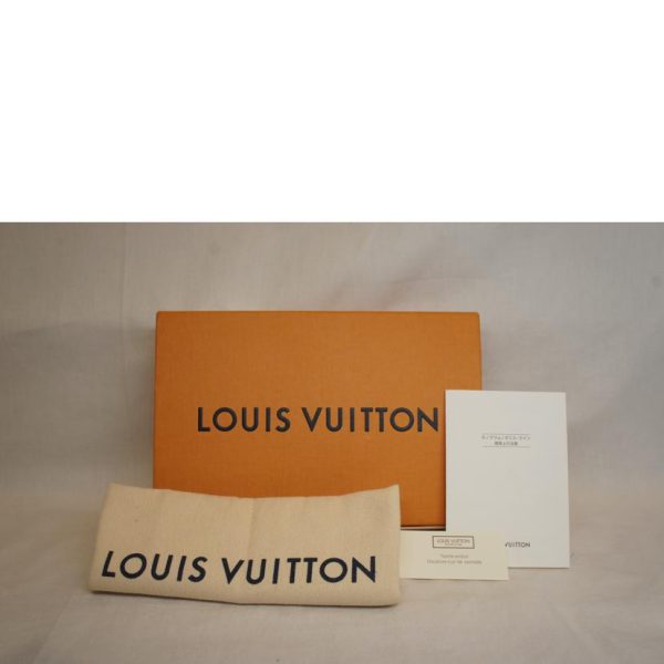 22339 6 Louis Vuitton Zippy Wallet Giant Monogram Reverse Wallet Brown