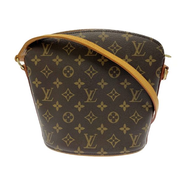 223417 1 LOUIS VUITTON Monogram PVC Drouot Shoulder Bag Brown