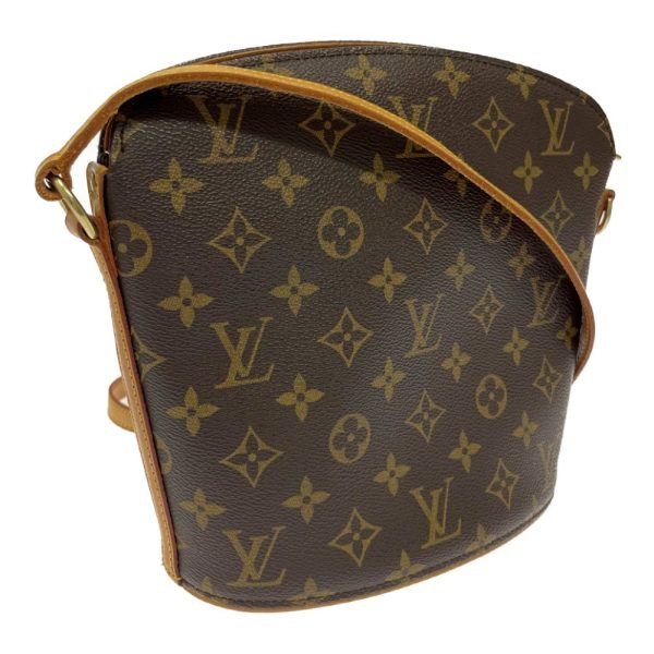 223417 2 LOUIS VUITTON Monogram PVC Drouot Shoulder Bag Brown