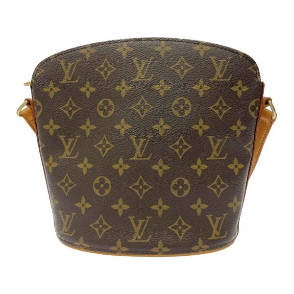 223417 4 LOUIS VUITTON Monogram PVC Drouot Shoulder Bag Brown