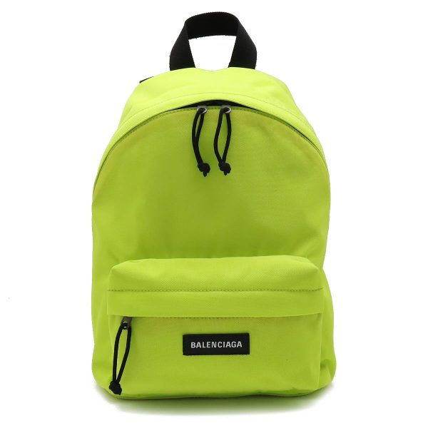 22360607 1 Balenciaga Explorer Backpack Nylon Canvas Neon Yellow Black