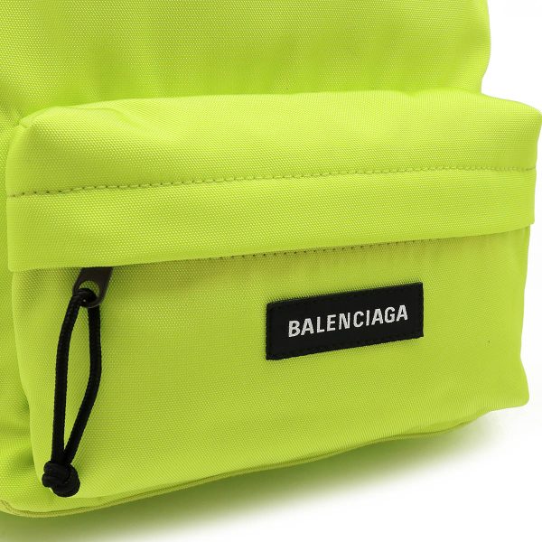 22360607 7 Balenciaga Explorer Backpack Nylon Canvas Neon Yellow Black