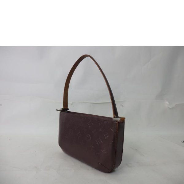 22392 3 Louis Vuitton Fowler Monogram Handbag Matte Violet