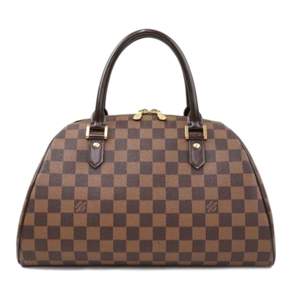 22408 1 Louis Vuitton Ribera Damier Satchel Bag Brown