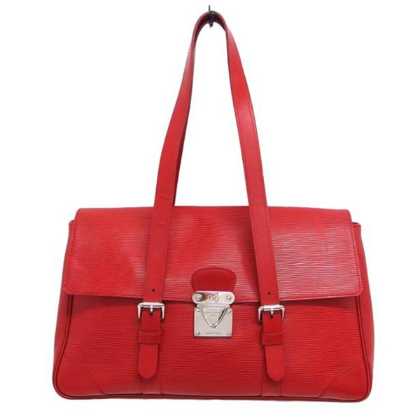 22408 1 Louis Vuitton Segur MM Epi Shoulder Bag Castilian Red