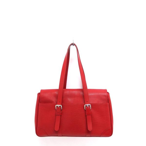 22408 2 Louis Vuitton Segur MM Epi Shoulder Bag Castilian Red