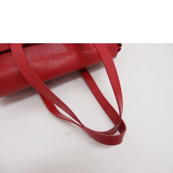 22408 4 Louis Vuitton Segur MM Epi Shoulder Bag Castilian Red