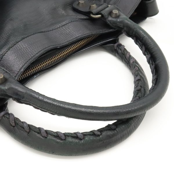 22430982 4 Balenciaga The First Leather Handbag Black