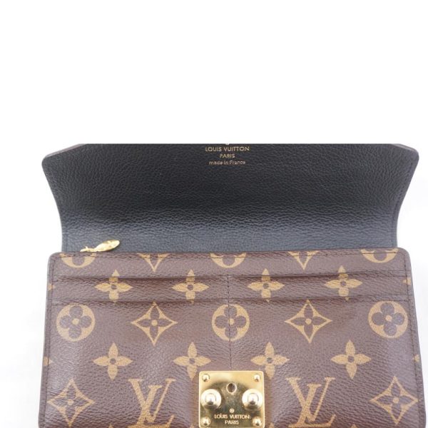 22491 7 Louis Vuitton Portefeuille Pallas Wallet Monogram Noir