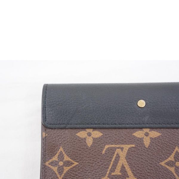 22491 8 Louis Vuitton Portefeuille Pallas Wallet Monogram Noir