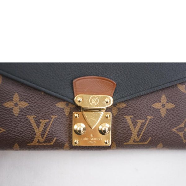 22491 9 Louis Vuitton Portefeuille Pallas Wallet Monogram Noir