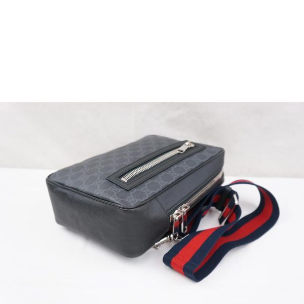 22620 4 Gucci Soft GG Supreme Body Bag Black