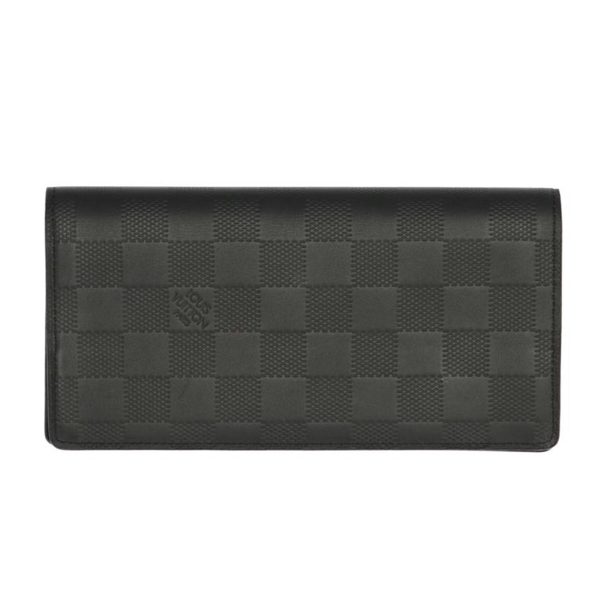 22641 1 Louis Vuitton Portefeuille Brazza Wallet Damier Infini Gray