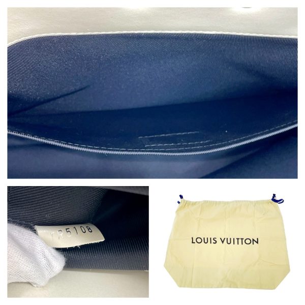 226685 10 LOUIS VUITTON Monogram Taurillon Leather Steamer PM Tote Bag White