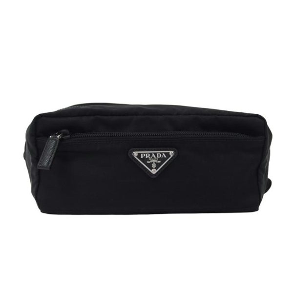 22682 1 Prada Cosmetic Pouch Nylon Black