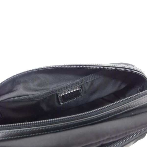 22682 5 Prada Cosmetic Pouch Nylon Black