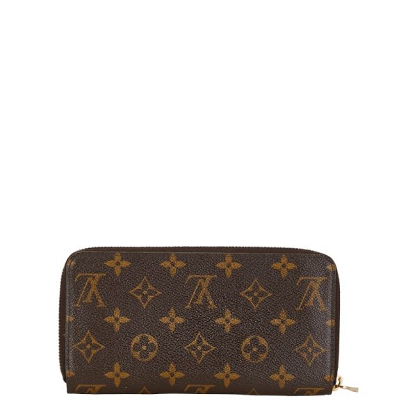 227 53638 3 Louis Vuitton Zippy Wallet Round Zipper Long Wallet M60017 Brown