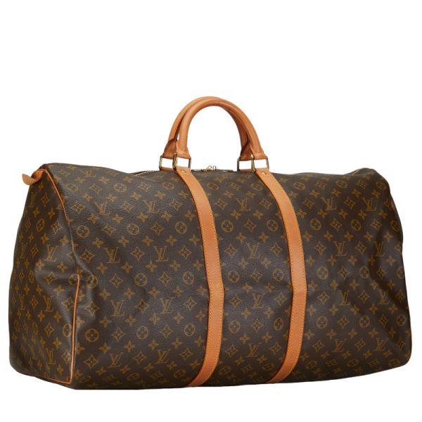 227 53640 2 Louis Vuitton Monogram Keepall 60 M41422 Brown