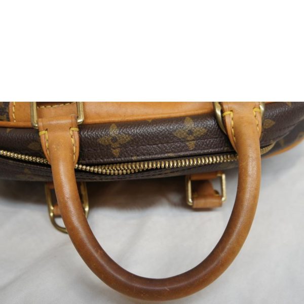 22735 19 Louis Vuitton Trouville Monogram Satchel Bag Brown