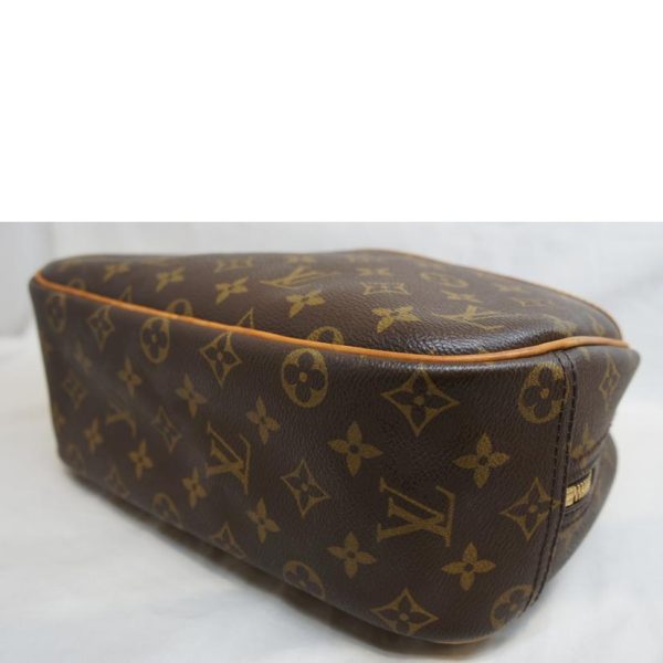 22735 3 Louis Vuitton Trouville Monogram Satchel Bag Brown