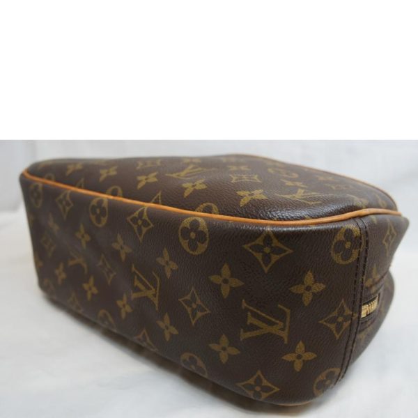 22735 4 Louis Vuitton Trouville Monogram Satchel Bag Brown