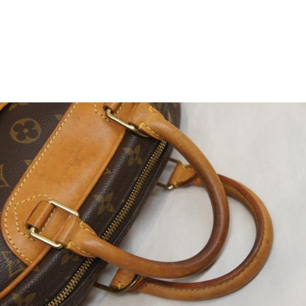 22735 5 Louis Vuitton Trouville Monogram Satchel Bag Brown