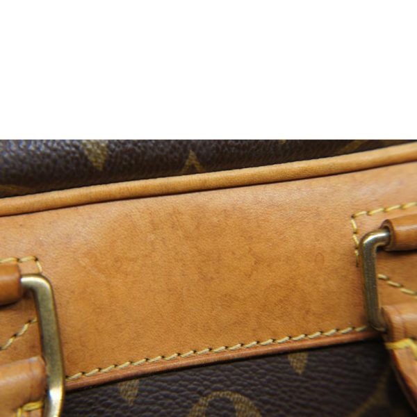 22735 7 Louis Vuitton Trouville Monogram Satchel Bag Brown