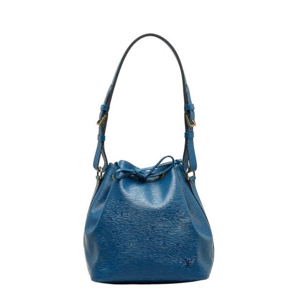 228 31919 1 Louis Vuitton Epi Petit Noe One Shoulder Bag M44105 Toledo Blue Leather