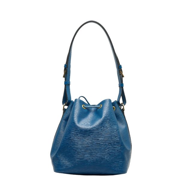 228 31919 3 Louis Vuitton Epi Petit Noe One Shoulder Bag M44105 Toledo Blue Leather